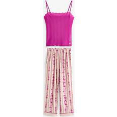 Purple Pyjamas Ted Baker By Ted Baker by Baker Geo Floral Lace Cami PJ Set Purple, Purple, 10, Women
