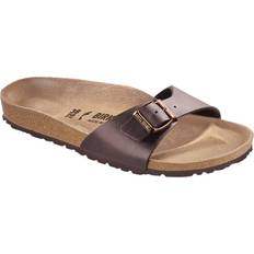 Birkenstock Bruin Slippers Birkenstock Madrid Birko-Flor - Dark Brown