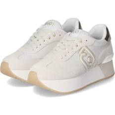 Liu Jo Dreamy 02 Låga Sneakers - Beige/Lädertextil Savanna Vit