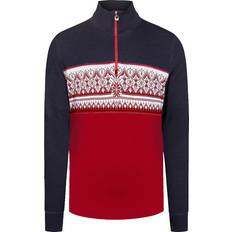 Dale of Norway Herren Bekleidung Dale of Norway Moritz Basic Raspberry Jumper - Navy/Off White