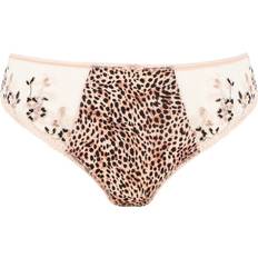 Leopardenmuster Slips Fantasie Höschen für Frauen Lindsey Beige