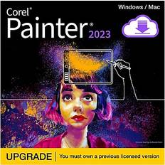 Office Software Corel Painter 2023 Graphic Design Upgrade for Windows/Mac, 1 User [Download]