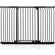 Child Safety Safetots Safetots Extra Tall Elite Safety Gate, 161Cm 170Cm, Matt Black, Extra Tall 96.8Cm In Height, Pressure Fit Stair Gate One Size