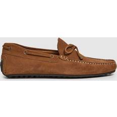 Hackett London Mens The Driver Shoes Tan