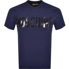 Moschino Logo T Shirt Blue