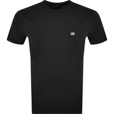 CP Company Jersey Logo T Shirt Black