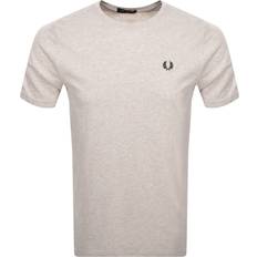 Fred Perry Beige T-shirts Fred Perry Neck T Shirt Beige