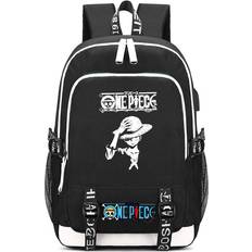 Kanvas Skolesekker Bandai Anime One Piece Backpack Printed Backpack for Girl Boy Gift Back To School Bookbag Men Women Travel Bag Mochila