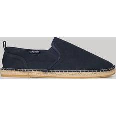 Blåa - Herr Espadriller Superdry Canvas Espadriller Karta Ingen Casual - Marinblå