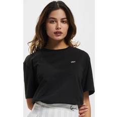 Lacoste Women T-shirts Lacoste Crew Neck Premium Cotton T-Shirt 40/UK Black UK 12