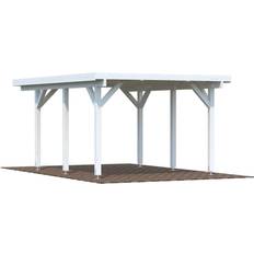 Palmako Carports Palmako Carport Karl 11,7 weiße (Gebäudefläche )