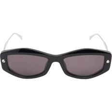 Alexander McQueen Dam - Rektangulära Solglasögon Alexander McQueen Am0482s Acetate