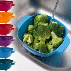 Blue Sieve Mesh Food Pasta Rice