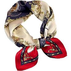 Mascot Women's 100% Pure Mulberry Silk Square Scarf Neckerchief Women Silk Headscarf 21" x 27"