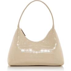 Natural Handbags Mansur Gavriel Candy Mini Croc Embossed Hobo Dune