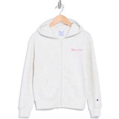 Champion Boys Children's Clothing Champion Big Girls Fleece Zipper Hoodie, 10-12 Beige Medium 10-12