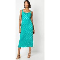 Clothing Dorothy Perkins midi dress womens daywear dresses green bqq17656-130-20