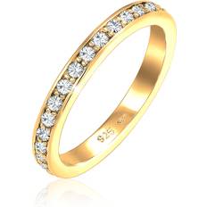 Glas - Guldbelagt Ringe Elli Ring Guld Transparent