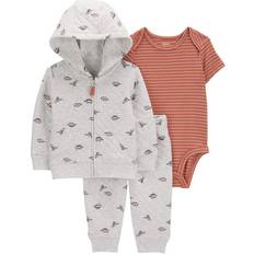 Grau Sonstige Sets Carter's Baby Boys 3-Piece Dinosaur Little Jacket Set 18M Multi