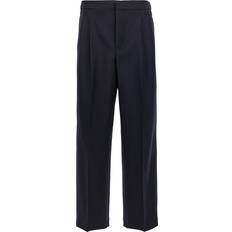 Ami Paris Women Trousers Ami Paris Pleat Pantaloni Blu-Uomo Blue 40FR