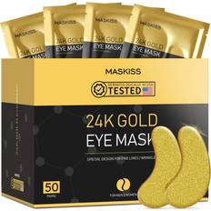 Maskiss 50-Pairs 24K Gold Under Eye Patches, Eye Eye Patches