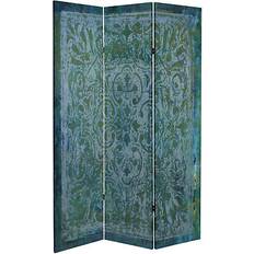 Blue Room Dividers Oriental Furniture 6 tall king's garden canvas Room Divider