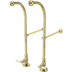 Kingston Brass cc452hcl rigid freestand supplies with stops, polished