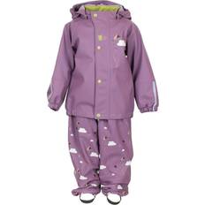 Lilla Regntøy Kattnakken Splash Rain Set - Violet