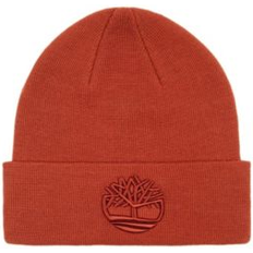 Timberland Men Beanies Timberland Men's Tonal 3D Embroidery Beanie Black ONE SIZE