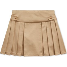 Green Skirts Children's Clothing Polo Ralph Lauren Big Girls Pleated Ponte Skort Khaki L 12/14