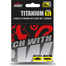 CWC Titanium No-Kink Leader Material, 10ft 20lb