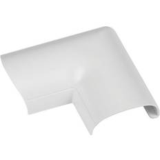 30mm x 15mm White Clip Over Over Door Top Trunking Adapter Wall Conduit AV TV