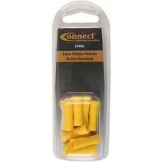Connect 36882 5mm yellow female bullet terminal pk 10