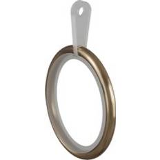 Black Mounts & Hooks for Curtains Rothley Curtain Rings Pack Of