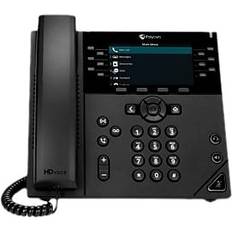 Landline Phones HP Polycom VVX 450 Business VOIP Phone, Black 89B76AA#ABA