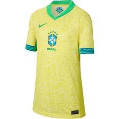 Nike Kids Brazil 2024 Stadium Home Dri-Fit Soccer Replica Jersey