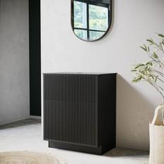 650mm Black Wooden Freestanding Countertop Unit