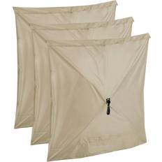 Camping & Outdoor Quick-Set CLAM Screen Hub Tent Wind & Sun Panels, Accessory Only, Tan 3 pack