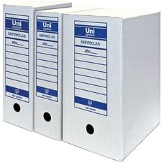 Vita Penn-& Prylställ File Box Unipapel Unisystem Definiclas White Din