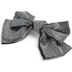 Hårprodukter Pieces Pcpilla Bow Hairclip 4625955 Black Clear Stones