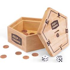 GoSports Keep the Change Tabletop Coin Drop Dice Game Set