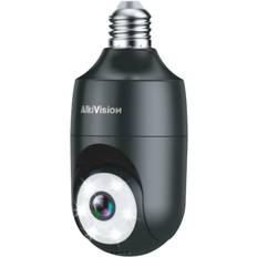 Surveillance Cameras Alkivision 2K Light Bulb Security Camera