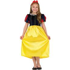 Fun Shack Girls Fairytale Snow White Girls Fancy Dress Costume 8-10 Years