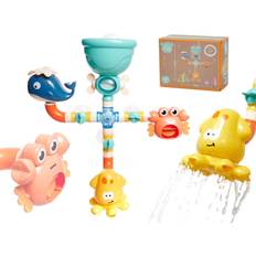 Ikonka Badespielzeug Dusche Sprinkler Meerestiere