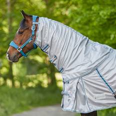 125 cm Pflege Waldhausen FliegenHalsdecke Protect silbergrau/grau Warmblut