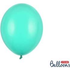 Grøn Talballoner PartyDeco 100 stk Standard mintgrøn balloner str 10"