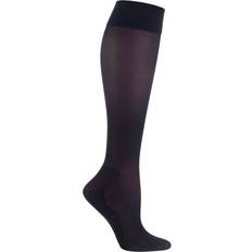 4-7 UK, Black Ladies 18 mmHg Graduated Compression Flight Socks for DVT