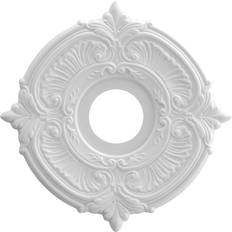 Moulding & Millwork Ekena Millwork 13 OD P Attica Thermoformed Medallion Fits Canopies up to