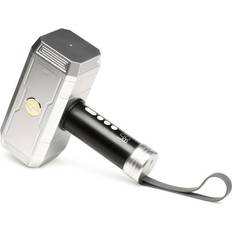 LoveBotz XR Brands Masturbador de succión Thunder Stroker Plateado y Negro
