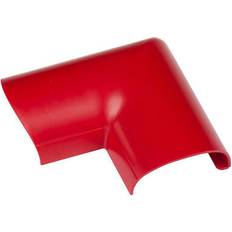 30mm x 15mm red clip over over door top trunking adapter wall conduit av tv